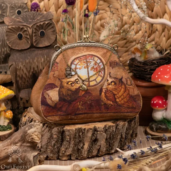 Клатч на фермуаре «Время погрустить»