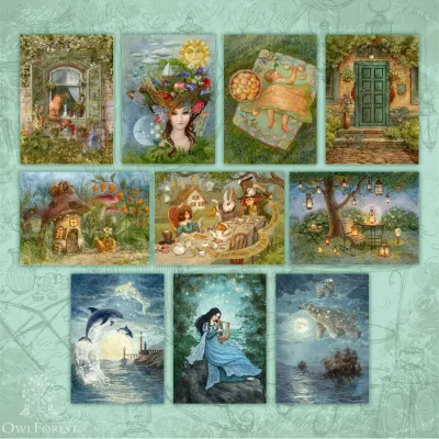 Набор открыток «Летнее настроение»