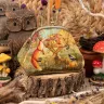 Клатч на фермуаре «Лисы»