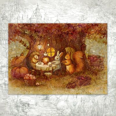 Открытка «Праздник урожая»