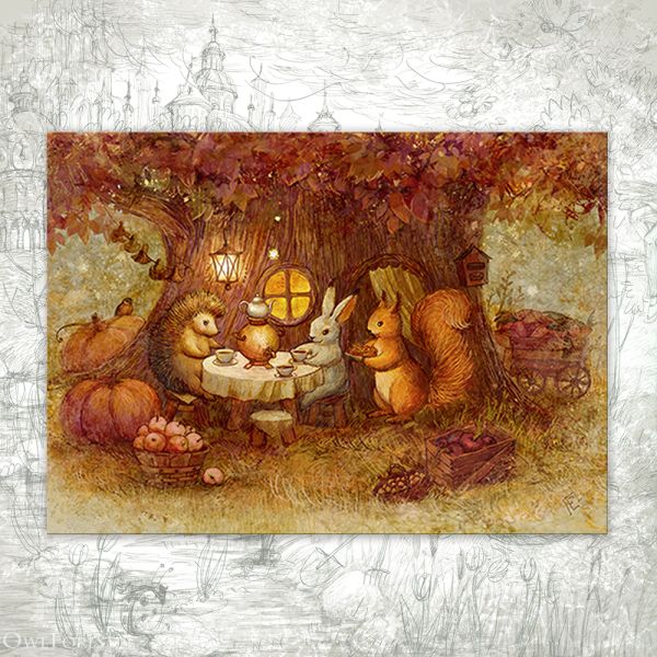 Открытка «Праздник урожая»