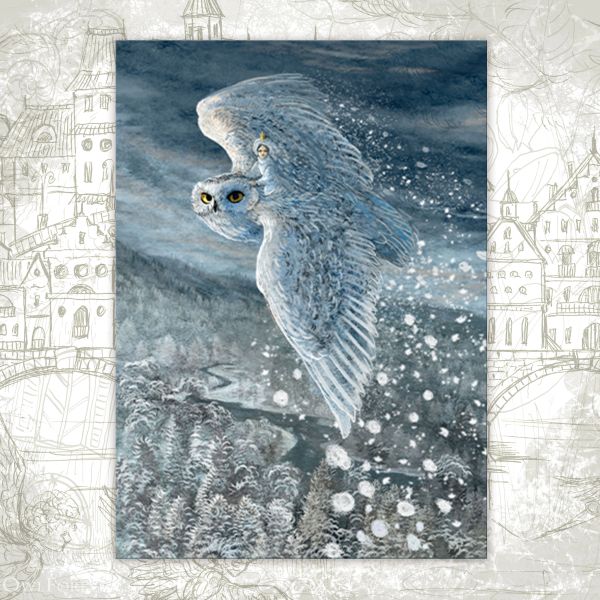 Открытка «Принцесса пушистых снежинок»