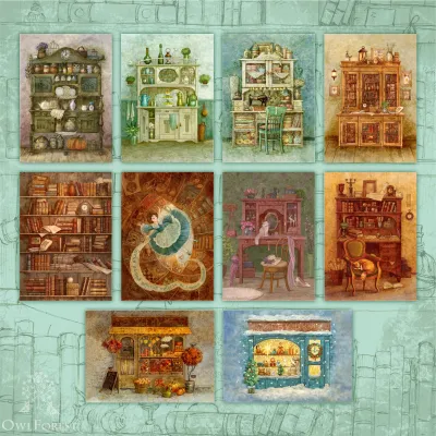 Набор открыток «Шкафы и буфеты»