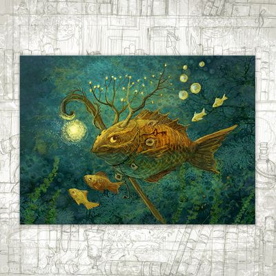 Открытка «Речной друид»