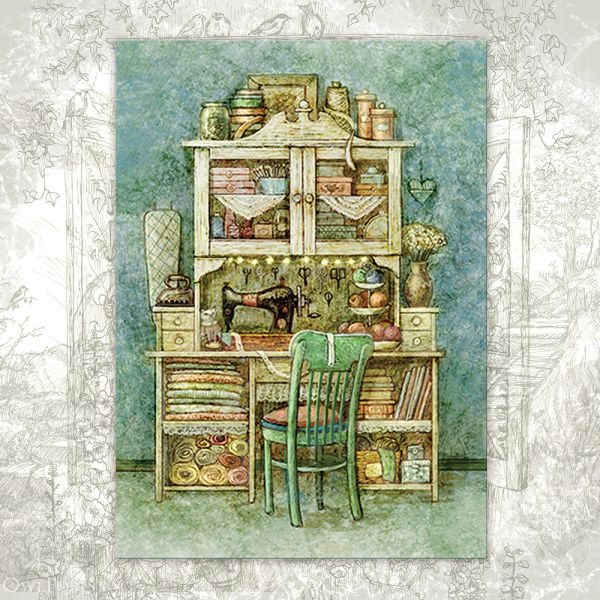 Открытка «Рукодельный буфет»