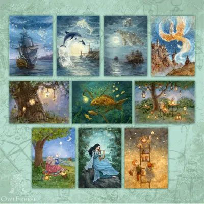 Набор открыток «Свет звёзд»