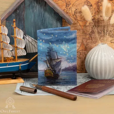 Обложка на паспорт «Созвездие Голубь»