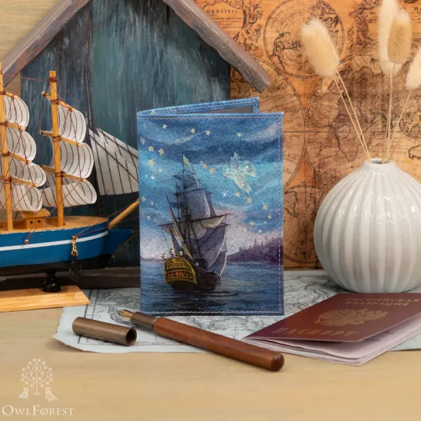 Обложка на паспорт «Созвездие Голубь»