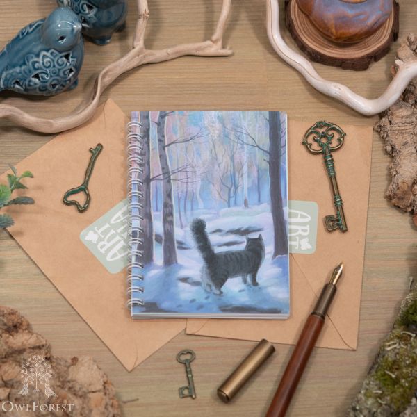 Блокнот А6 «Лесной кот»