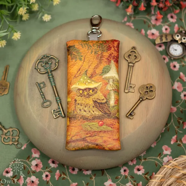 Ключница «Сова в шапочке»