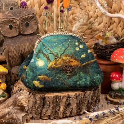 Клатч на фермуаре «Речной друид»