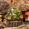 Клатч на фермуаре «Грибная сова»