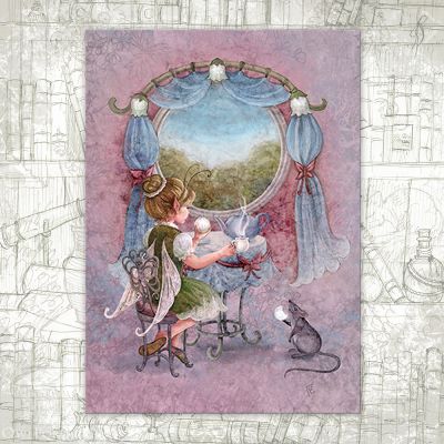 Открытка «Феечка и ландышевый чай»