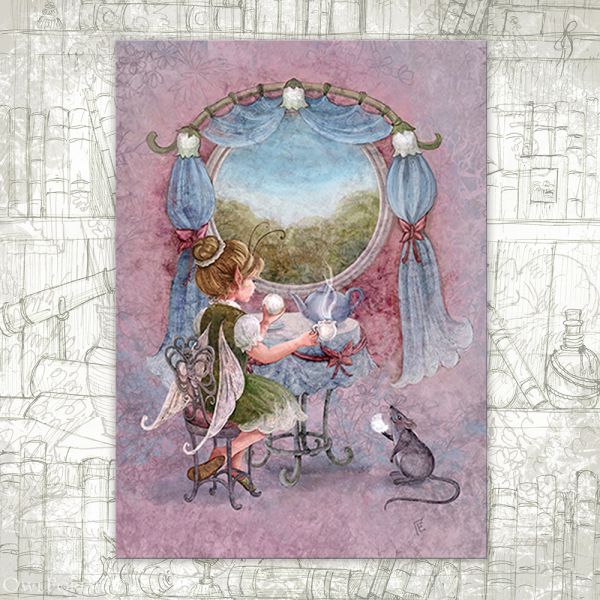 Открытка «Феечка и ландышевый чай»