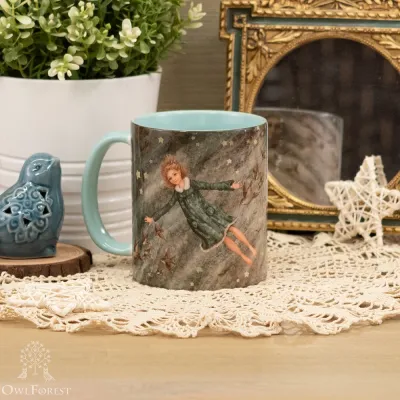 Кружка «Летящая девочка»