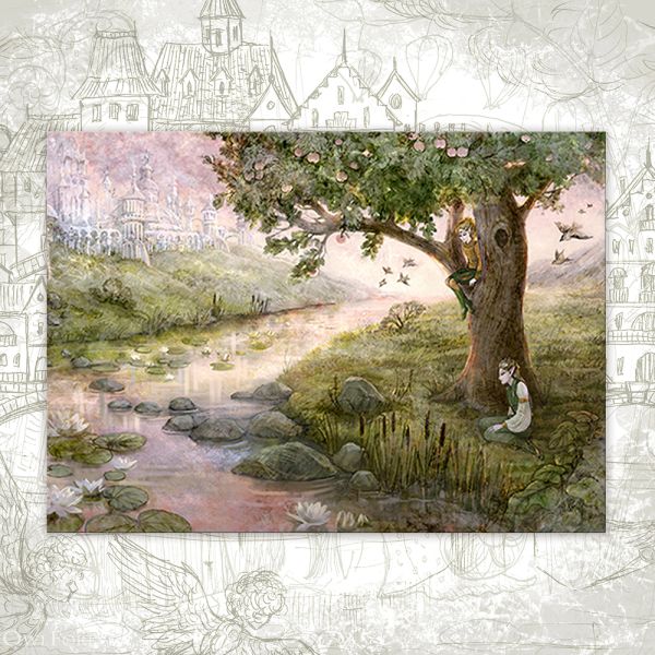 Открытка «Эльфы»