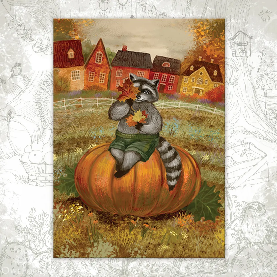 Открытка «Самая большая тыква»