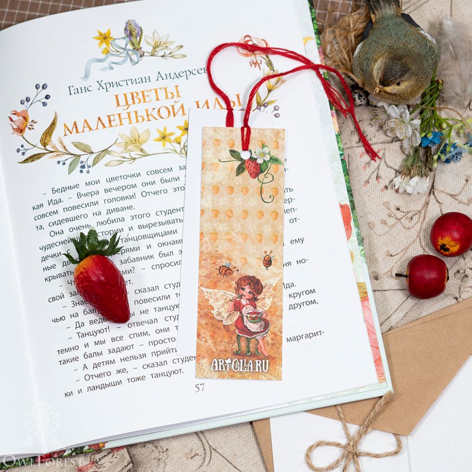Книжная закладка «Феечка и варенье»