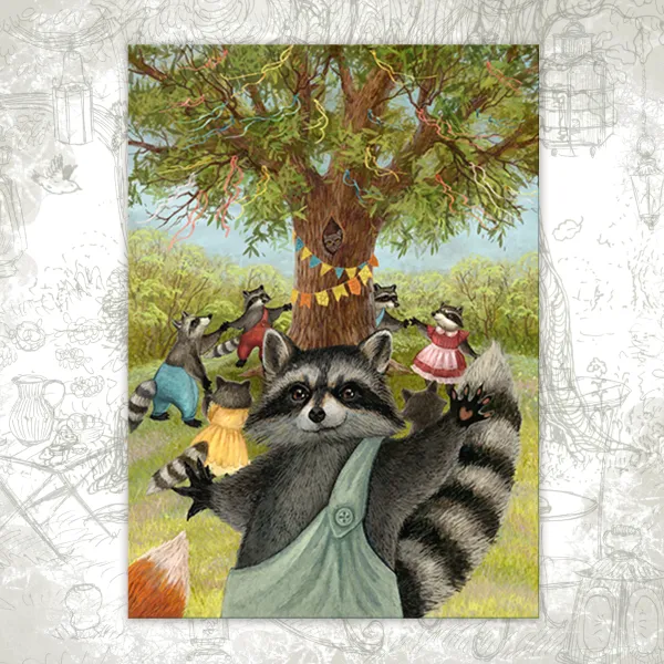 Открытка «Хоровод круглый год»