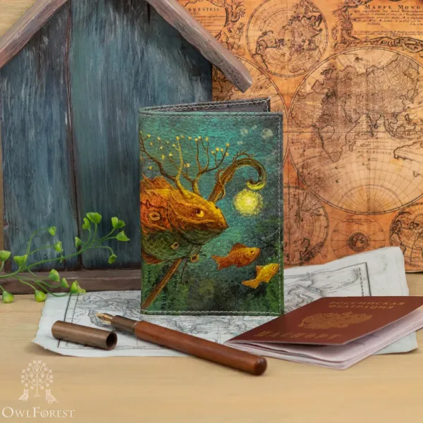 Обложка на паспорт «Речной друид»