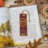Книжная закладка «Осенние коты»