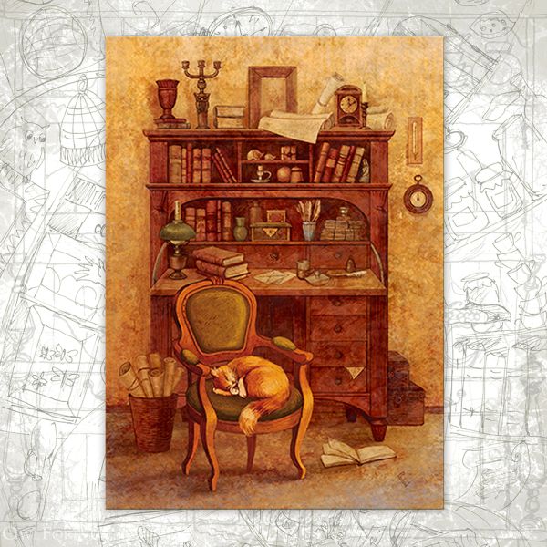 Открытка «Бюро»