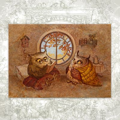 Открытка «Время погрустить»