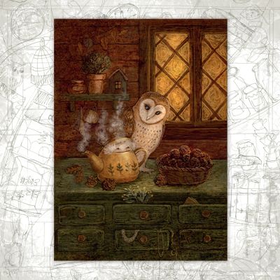 Открытка «Дух колючих шишек»