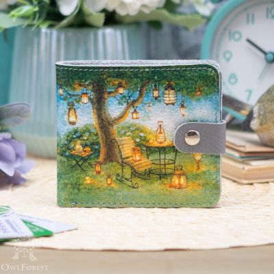 Кошелёк маленький «Фонарики»
