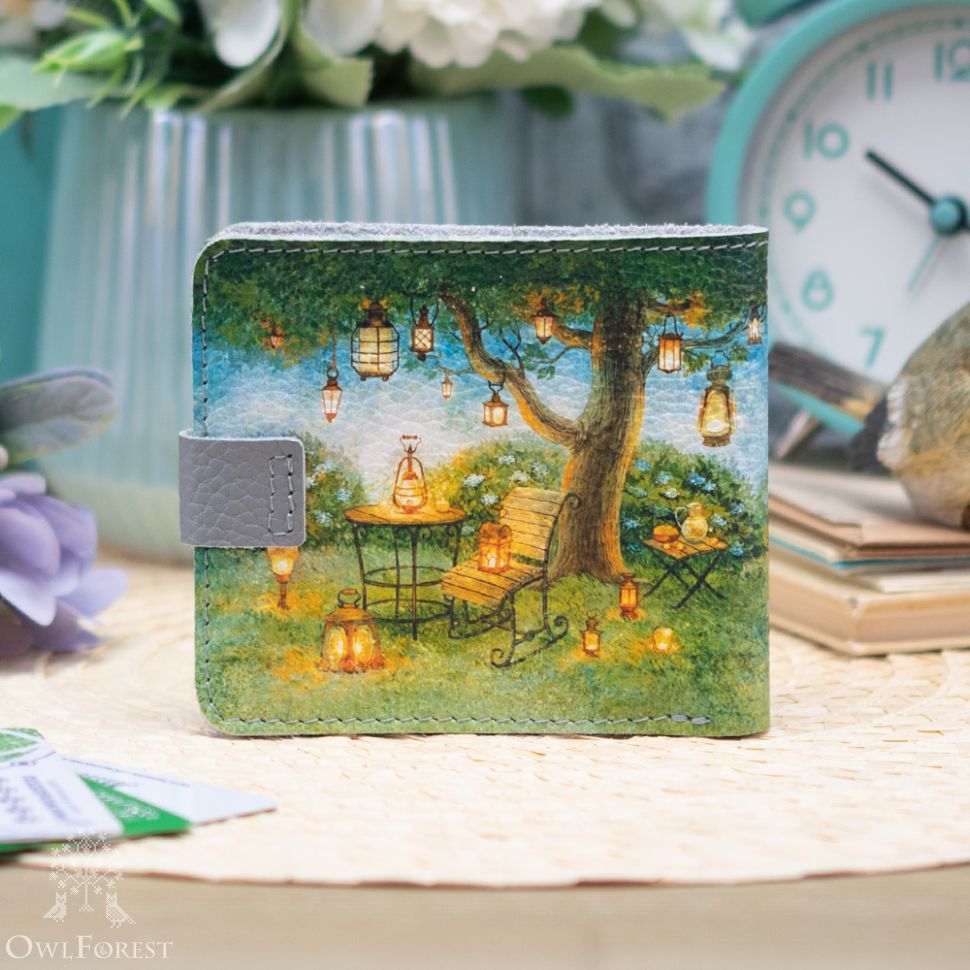 Кошелёк маленький «Фонарики»
