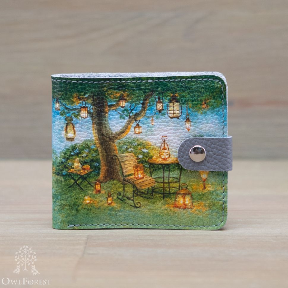 Кошелёк маленький «Фонарики»