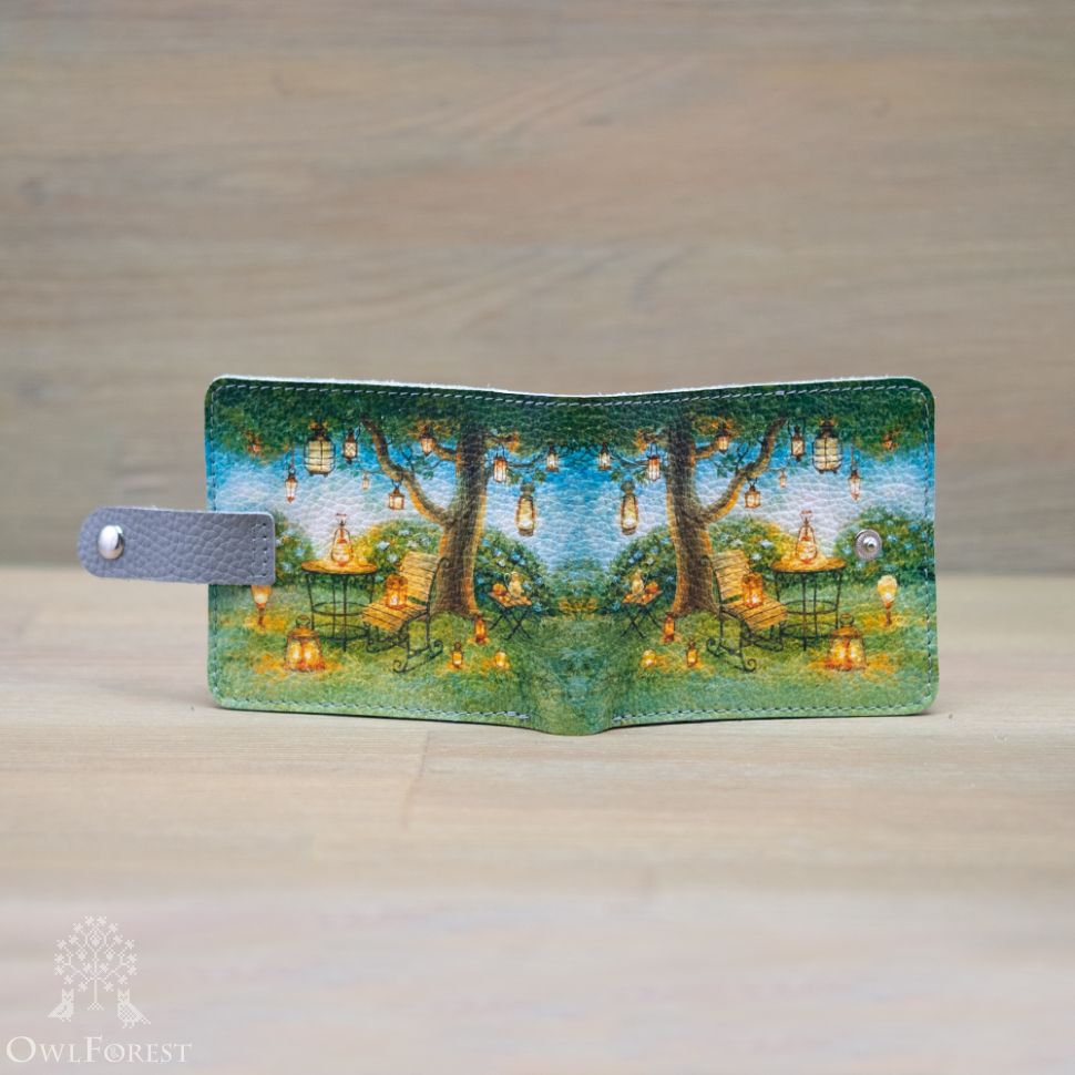Кошелёк маленький «Фонарики»