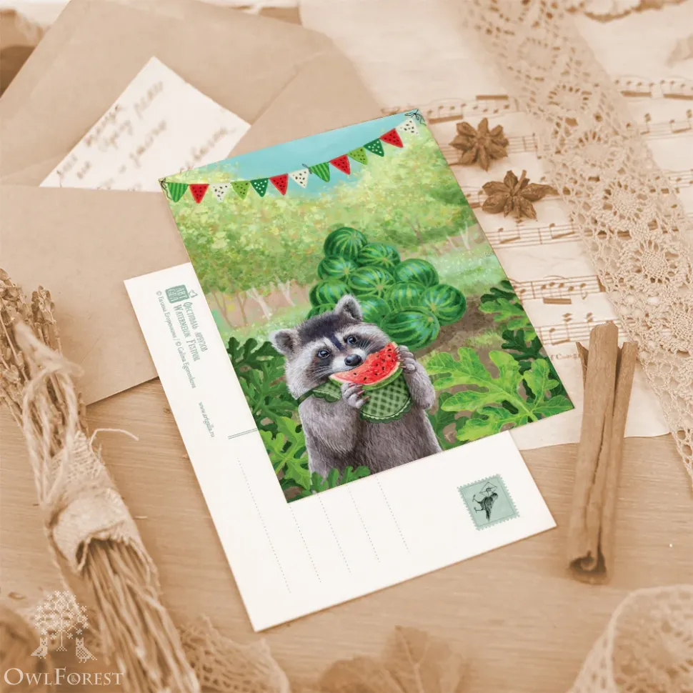 Набор открыток «Будни села Енотово»