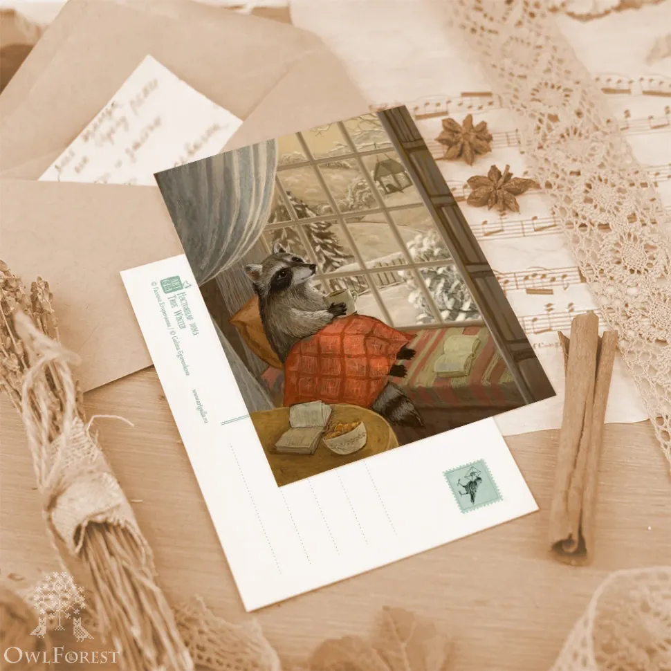 Набор открыток «Будни села Енотово»