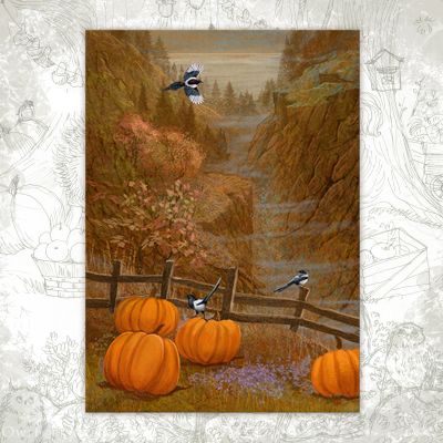 Открытка «Осень в Предгорье»