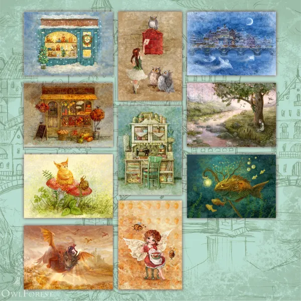 Набор открыток «Городские легенды»