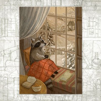 Открытка «Настоящая зима»