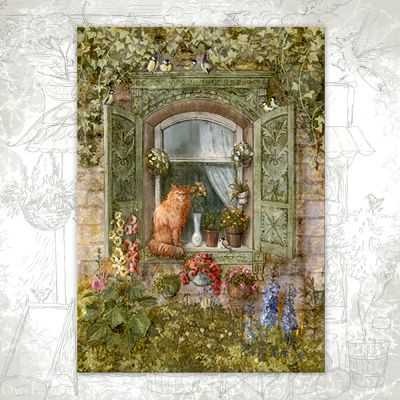 Открытка «Окошко»